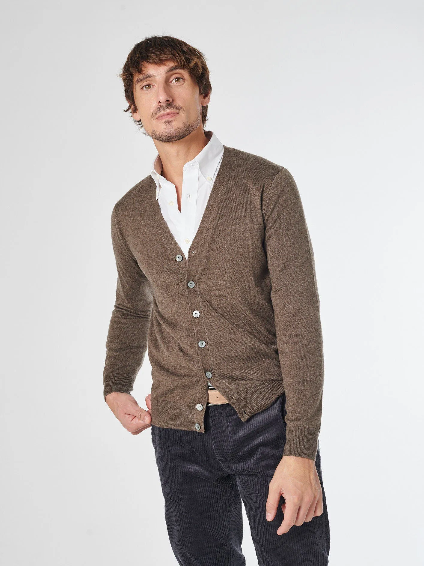 Cardigan in lana cashmere - Pablo