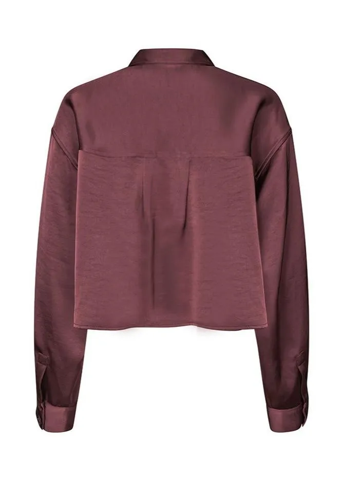 EMELE-M SHIRT | BURGUNDY